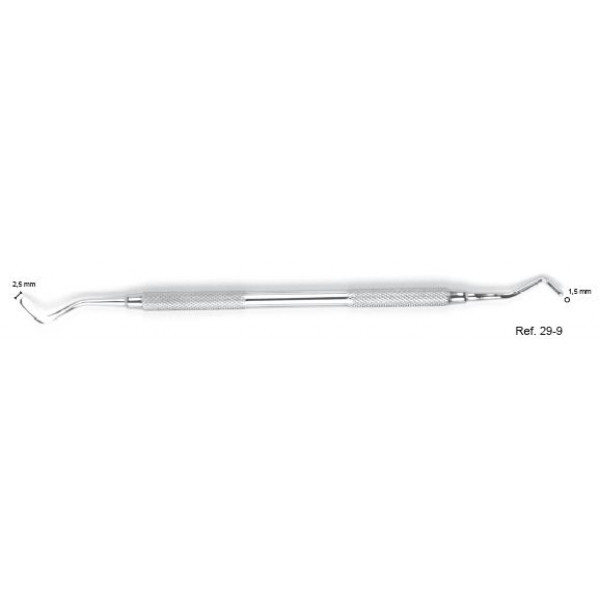 Гладилка комбинированная со штопфером, 2,5-1,5 мм, HLW Dental Instruments (Германия)
